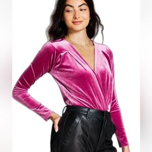 AND NOW THIS VELOUR BODYSUIT